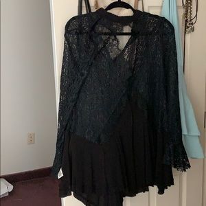Never worn free people shirt dress